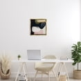 thumbnail image 2 of Stupell Industries Contemporary Intertwining Shapes Abstract Painting Gold Floater Framed Canvas Art Print Wall Art, 18 x 18, 2 of 9
