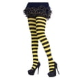 thumbnail image 1 of Fortune Bas Rayés Taille Haute pour Femmes Collants de Noël Collants d'Automne, 1 of 7