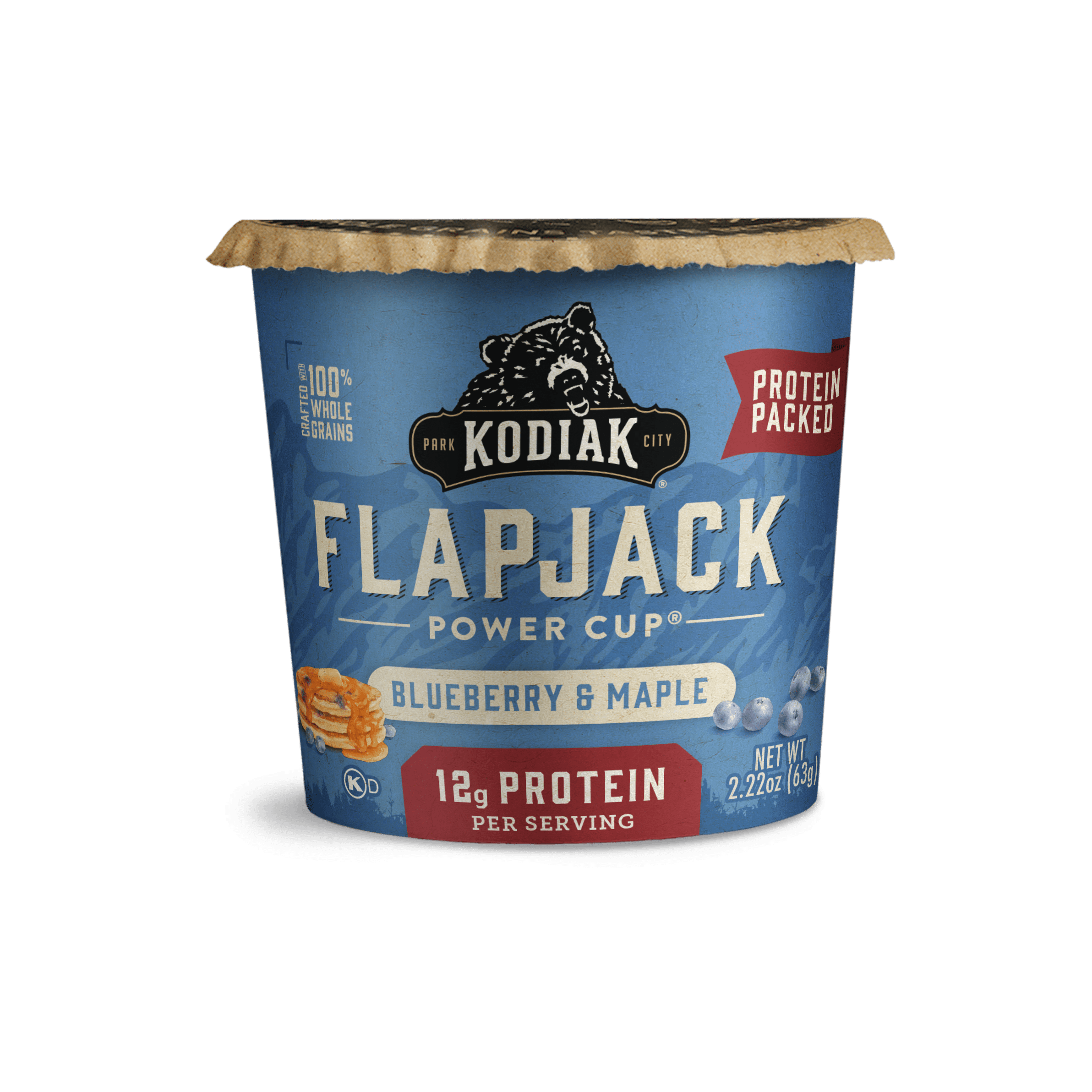 Kodiak Protein-Packed Blueberry and Maple Flapjack Power Cup, 2.22 oz