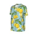 thumbnail image 6 of Fotbe Lemon Baseball Jersey Shirt for Men and Women, Casual Short Sleeves Button Down T-Shirt-Small, 6 of 9