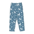 thumbnail image 6 of Fotbe Poodle Dog Women's Pajama Pants,Sleepwear Pants,Pj Bottoms Drawstring And Pockets-Medium, 6 of 7