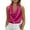 BG07_Hot Pink, variant on Resicozy Womens Silk Satin Summer Camisole Tank Tops Trendy Sleeveless Cowl Neck Blouses Dressy Casual Business Shirts Beige 2XL