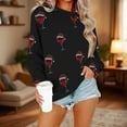 thumbnail image 2 of Frostluinai Christmas Shirts for Women Crew Neck Long Sleeve Xmas Graphic Pullover Tops Casual Loose Ugly Sweat Shirts for Ladies, 2 of 5