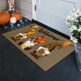 thumbnail image 2 of Fall Door Mat Fall Welcome Mats Gnome Welcome Mat Thanksgiving Doormat Outdoor Indoor Give Thanks Door Mat 30"x17", 2 of 5