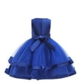 thumbnail image 3 of Gunia Kids Girls' Dresses Wedding Party Pageant Princess Blue Skin-Friendly 3-4 Years Dailywear, 3 of 5