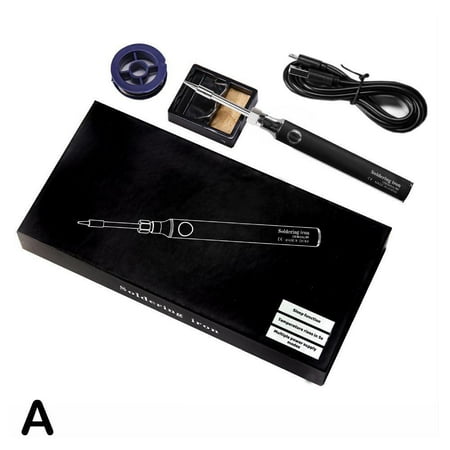 

Portable USB 5V 8W Electric Powered Soldering Iron Pen +Tip Kit