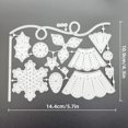 thumbnail image 5 of Decoración navideña para álbumes de recortes Lapoo con troquel de metal, 5 of 5