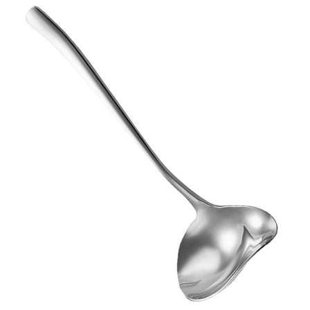 COMPUKAS Stainless Steel Gravy Spoon 1Pcs For Pouring Sauce And Handling Gravies Dinners