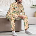 thumbnail image 7 of Lsque Groovy American Western Footwear Pattern Long Sleeve Pajama Set for Men - Soft 2-Piece Sleepwear and Loungewear Set with Pockets, Comfy Nightwear-Small, 7 of 7