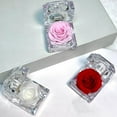 thumbnail image 3 of Enchanted Rose in Acrylic Crystal Box, Preserved Rose Real Rose in Mini Clear Box, Gifts for Birthday Valentines, Christmas, Mom Anniversary, Day, Grandma, Women Girlfriend Mothers AIGV, 3 of 10