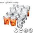 thumbnail image 2 of Amazing Abby - Iceberg - 16-Ounce and 24-Ounce Plastic Tumblers (Set of 12), Plastic Drinking Glasses, All-Clear Reusable Plastic Cups, Stackable, BPA-Free, Shatter-Proof, Dishwasher-Safe, 2 of 4