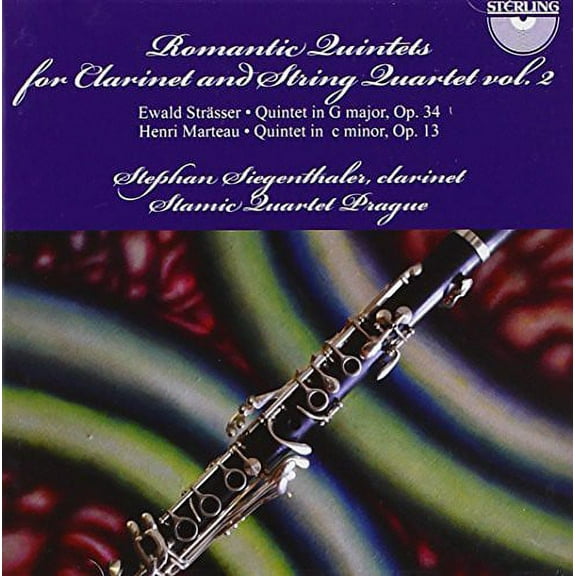 Stephan Siegenthaler - Romantic Quintets for Clarinet and String Quintet - Music & Performance - CD