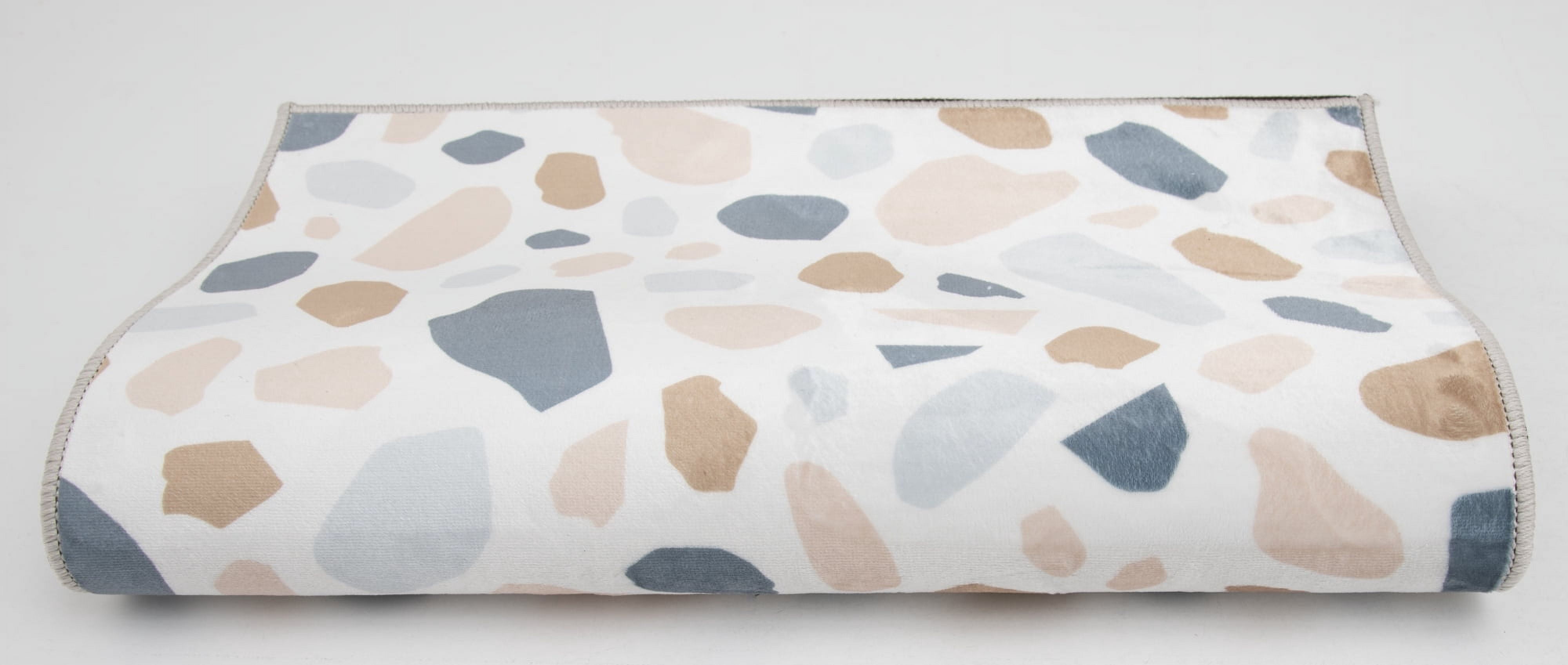Home Décor Collection 24" x 60" Faux Fur Terrazzo Runner Indoor Rug