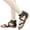 Black, variant on Sandals for Women Summer Strappy Dressy Flat Shoes Comfortable Beach Fisherman Thong Sandals