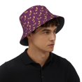 thumbnail image 4 of Mardi Gras Bucket Hat Foldable Fisherman Outdoor Summer Camping Travel Hiking Caps for Men Women, 4 of 7
