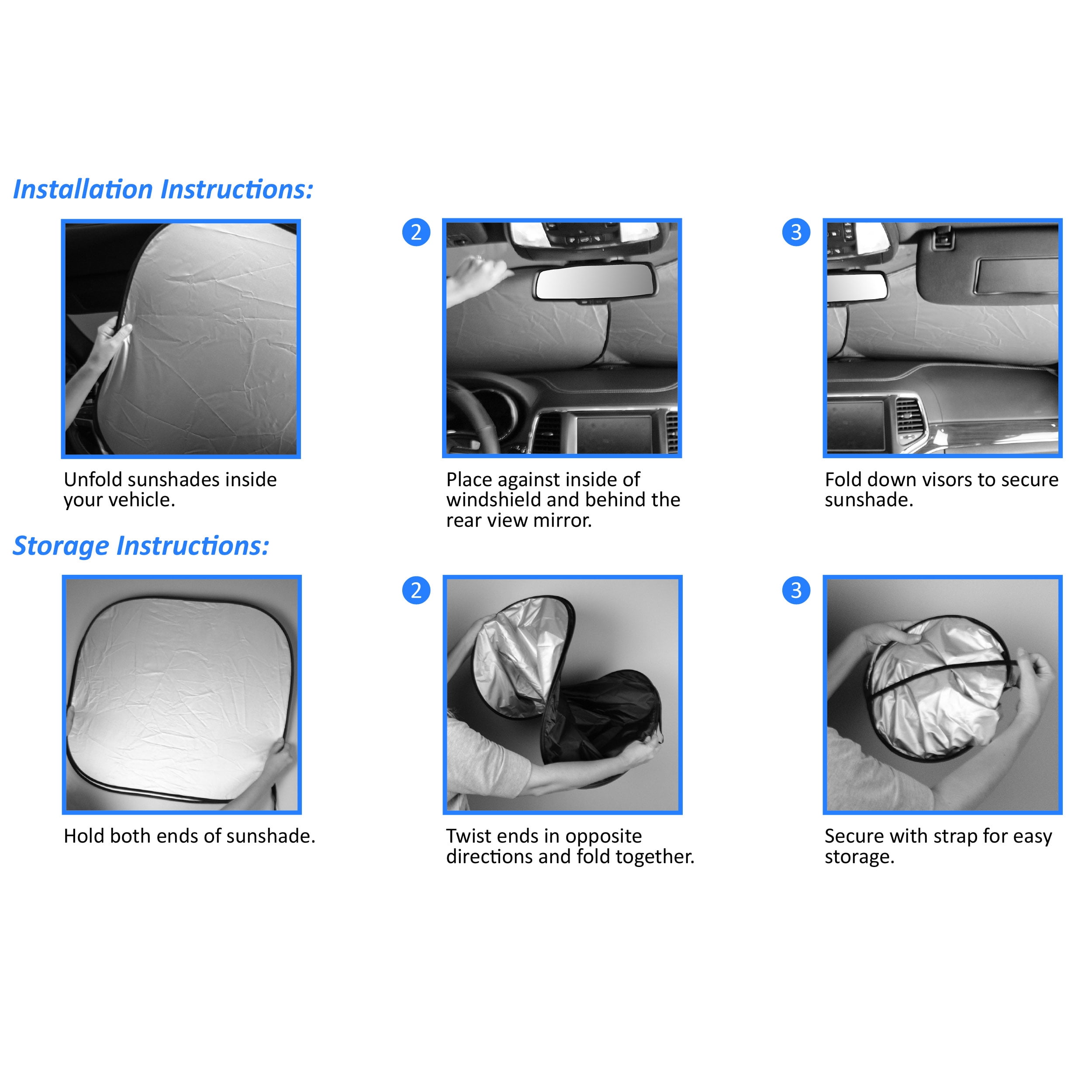 How To Install Car Sunshades