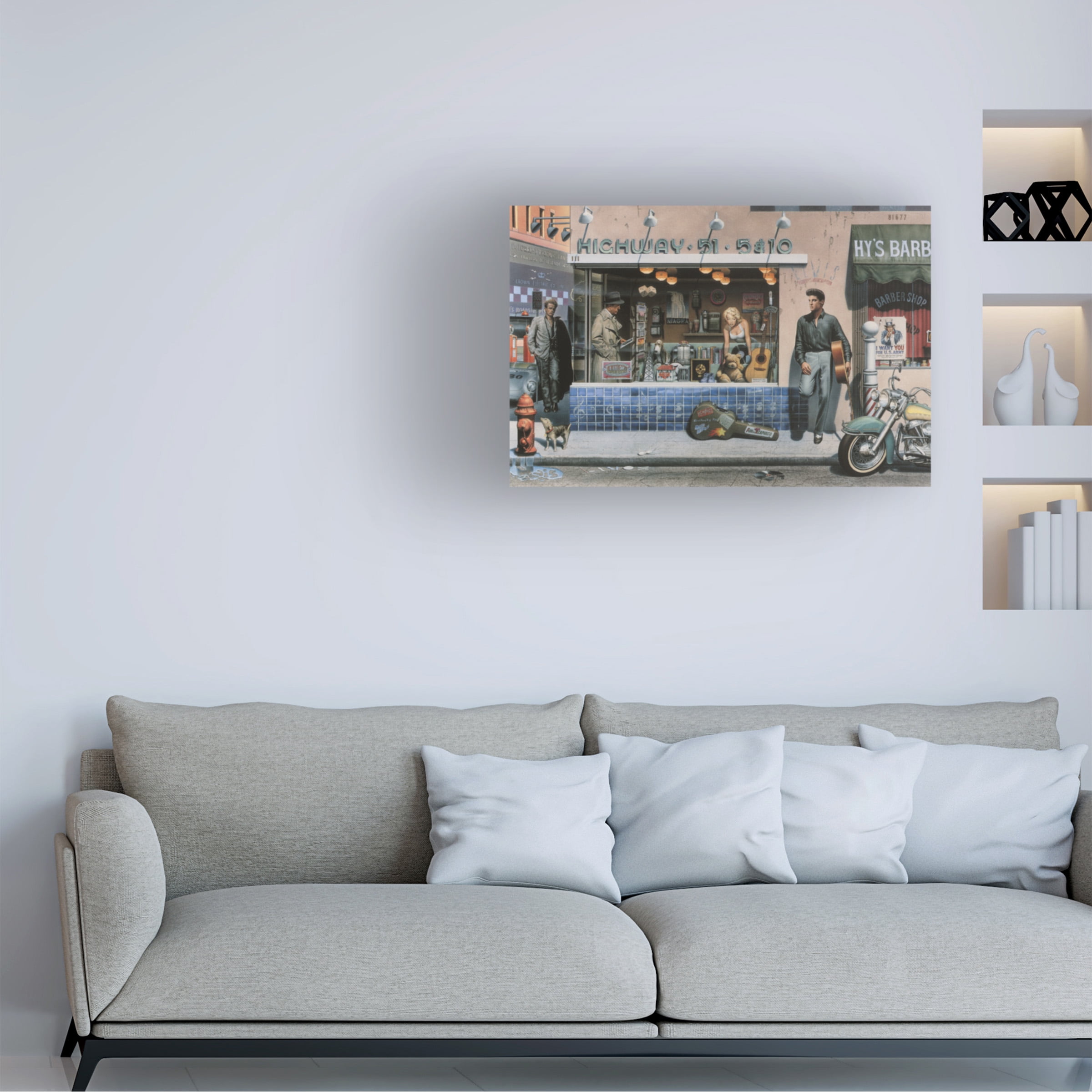 Chris Consani 'Highway 51' Canvas Art