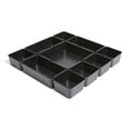 thumbnail image 2 of Staples TRU RED 10-Compartment Plastic Drawer Organizer Black 2/Pack TR58205VS, 2 of 2