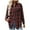 A01-Wine, variant on Towmus Womens Button Down Flannel Shirts Plus Size Fashion Long Sleeve Plaid Shackets Business Casual Blouse Tops