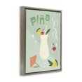 thumbnail image 3 of Stupell Industries Glam Pina Colada Typography Brown Floating Frame Canvas Art, 25 x 31, by Anna Quach, 3 of 8