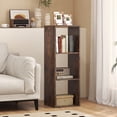 thumbnail image 4 of Gymax 2PCS 3-Cube Bookshelf Modern Vertical Bookcase w/ Anti-tipping Kits Coffee, 4 of 10