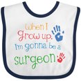 thumbnail image 3 of Inktastic Future Surgeon Kids Doctor Boys or Girls Baby Bib, 3 of 4