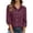 A-Dark Purple, variant on Luwomo Long Sleeve Shirt for Women Button Down Solid Color Lapel Design Elegant Lady Clothes