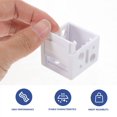 thumbnail image 1 of LOVEVER mini blind brackets 6pcs Box Mounting Bracket 1 inch Window Blinds Replacement Headrail Holder Bracket, 1 of 10