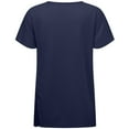 thumbnail image 3 of Women's Levelwear Navy Cleveland Guardians Influx Journey T-Shirt, 3 of 3