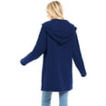 thumbnail image 4 of Made by Olivia Women's Casual Oversized Loose Fit Zip Up Pullover Hoodie Tunic Sweatshirt Jacket Fall Outfits (S-3X), 4 of 7