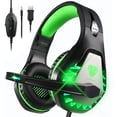 thumbnail image 1 of Audifonos DIWUER Nintendo Negro y Verde, 1 of 2