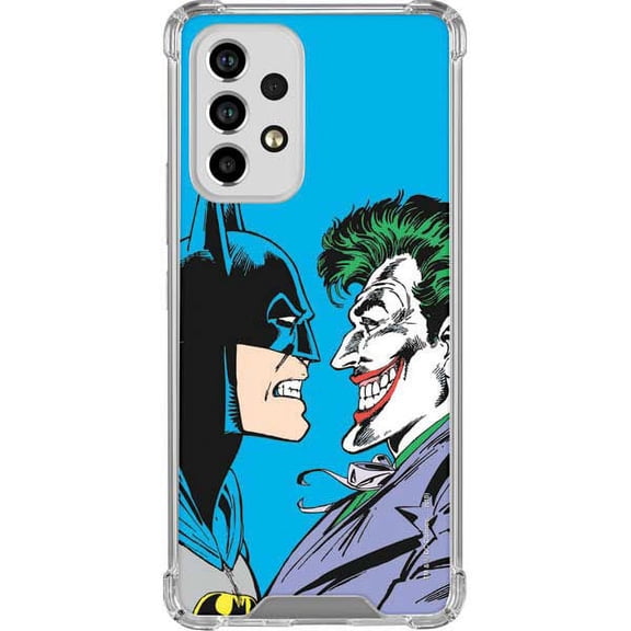 Skinit DC Comics Batman vs Joker - Blue Background Galaxy A33 5G Clear Case