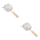 thumbnail image 3 of Cateissary Coladores de red doble de acero inoxidable con mango de y ganchos Filtro de malla fina Utensilios de cocina para el hogar Type1 NO1 Cateissary  CBP075063, 3 of 5