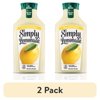 (2 pack) Simply Lemonade Bottle, 2.63 Liters