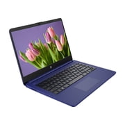 HP Laptop 14” HD LCD, Intel Celeron N4120, 64GB eMMC, 4GB RAM, Windows 11 Home (S mode), Indigo Blue, 14-DQ0055DX