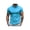 Blue, variant on Men's Performance Golf Polo Shirt Moisture Wicking Quick Dry Short Sleeve Polo Shirts for Men Casual activewear