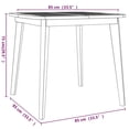 thumbnail image 4 of vidaXL 3 Piece Garden Dining Set Solid Wood Acacia, 4 of 5