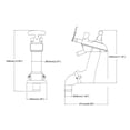 thumbnail image 3 of SEAFLO Manual Toilet Pump Flush Handle Kit Compatible with SEAFLO and JABSCO Marine Toilets, 3 of 3