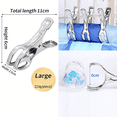 thumbnail image 3 of Multi Functional Stainless Drying Clamp Quilt Clips Sewing Clips Fabric Clips for Household Clothes and Quilt Drying, Windproof Fixed Clips Creative Multi-Use, 3 of 5