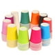 thumbnail image 5 of 100 vasos de papel desechables de colores para manualidades, gruesos, para niños (verdes), 5 of 7