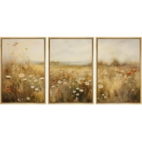 Hieng Cuadros De Pared De Sala, 3 Piece Canvas Wall Art Woodland Nursery Decor Forest Rivers Canvas Prints Home Artwork Decoration for Living Room,Bedroom(only canvas)