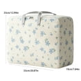 thumbnail image 4 of YFGEFTR Clothes Storage Bag with Zipper and Handles, Foldable Quilt Organizer for Blankets/Wardrobe Use (20.87''x7.84''x12.99''), 4 of 4