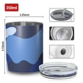 thumbnail image 4 of Camouflage 12oz Stainless Steel Coffee Mug – Double-Wall Insulated Cup with Spill-Resistant Lid, 360° Full-Print Design, Keeps Drinks Hot & Cold for Home, Office, Travel, Thanksgiving,Christmas, 4 of 5