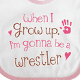 thumbnail image 4 of Inktastic Wrestling Future Wrestler Girls Boys or Girls Baby Bib, 4 of 4