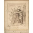 thumbnail image 2 of Simeon Solomon 15x18 Gold Ornate Wood Frame and Double Matted Museum Art Print Titled - Miriam Watching the Finding of Moses in the Bulrushes February 22 (1859), 2 of 4
