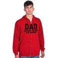 thumbnail image 5 of Dad Walking Talking ATM Machine Funny Zip Hoodie Sweatshirt Men Brisco Brands S, 5 of 6