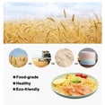 thumbnail image 5 of 4 Pcs 7 Inch Lightweight Wheat Straw Plates, Unbreakable Dinner Plate, Toddler, Anti-fallen, Dishwasher Microwave Safe Plates (4 colors), 5 of 7