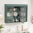 thumbnail image 2 of 3 Door Arched Glass Cabinets | Add Sophistication to Home Spaces | Durable Glass + Metal Build | Organize Items Securely, 2 of 6