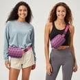 thumbnail image 2 of Abstract Spiritual Fanny Pack - Ethnic Mandala Print Waist Bag (Zen Travel Essential), 2 of 4