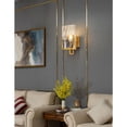 thumbnail image 2 of Bethel International Wall Sconce Gold Metal & Crystal, 2 of 5